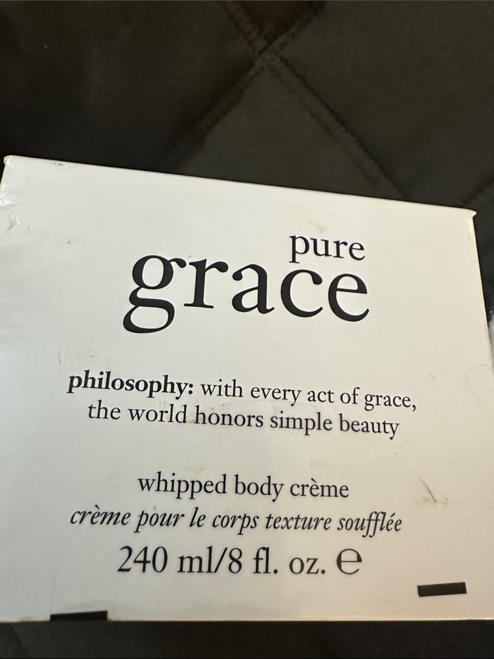 Philosophy Pure Grace Whipped Body Crème - full size new